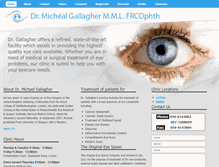 Tablet Screenshot of drmichealgallagher.com